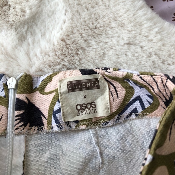 asos africa x chichia skirt pattern floral rare - Picture 5 of 7